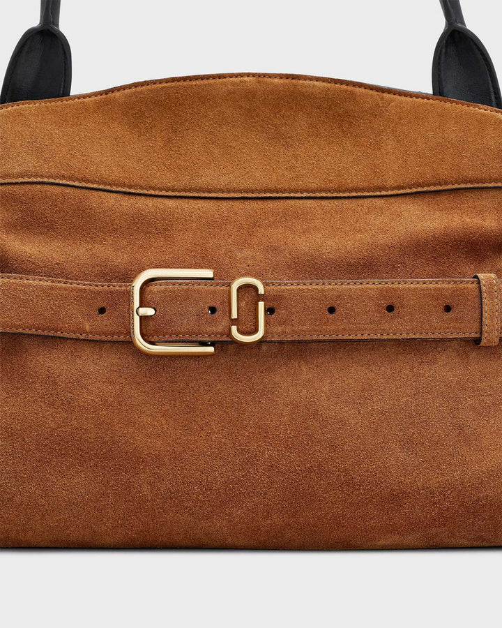 The Suede Dakota Satchel Copper