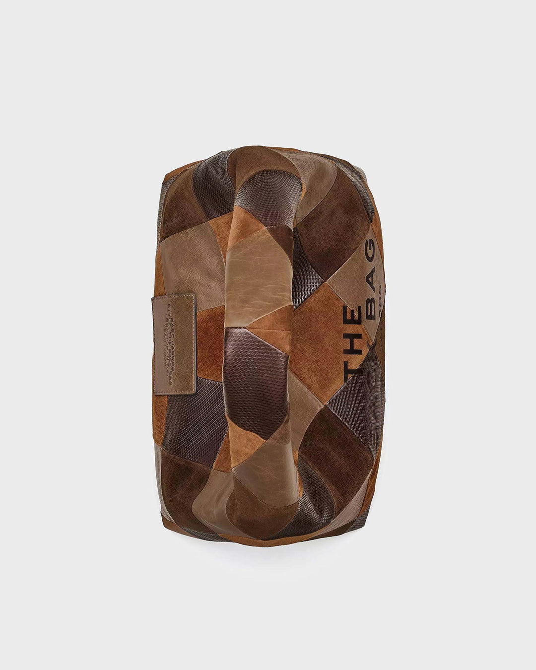 The Suede Patchwork Sack Bag Brown Multi