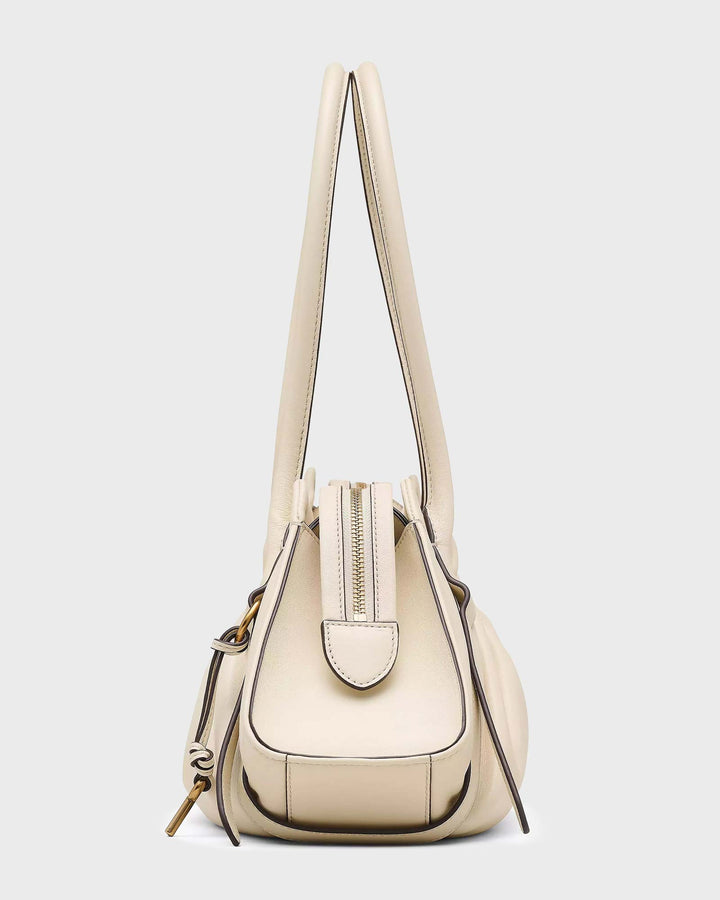 The Cristina Satchel Bag Ivory