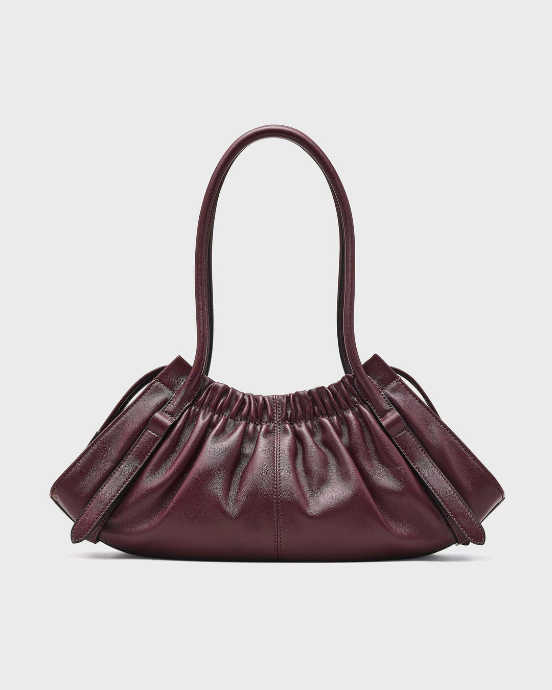 The Cristina Satchel Bag Dark Plum