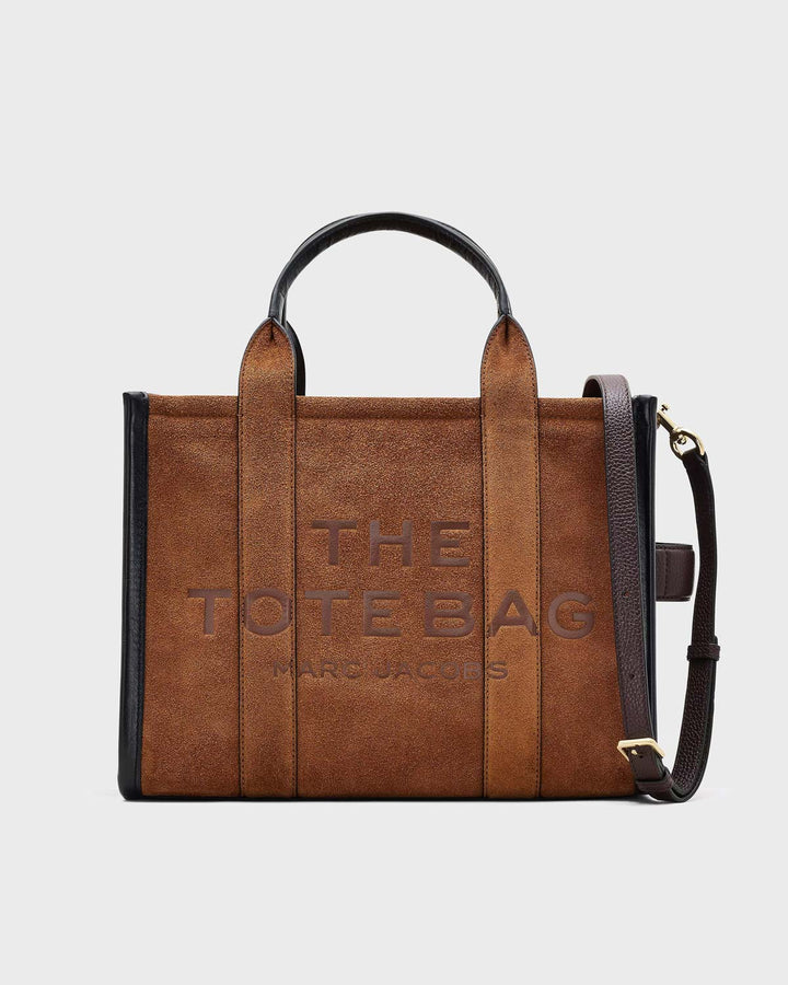 The Suede Medium Tote Bag Copper