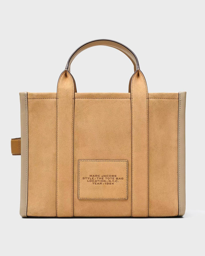 The Suede Medium Tote Bag Sahara