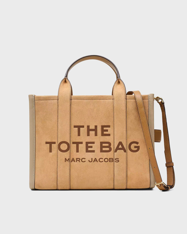 The Suede Medium Tote Bag Sahara