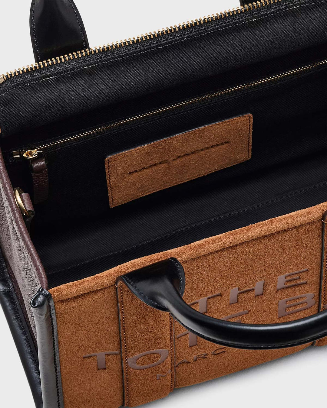 The Suede Small Tote Bag Copper