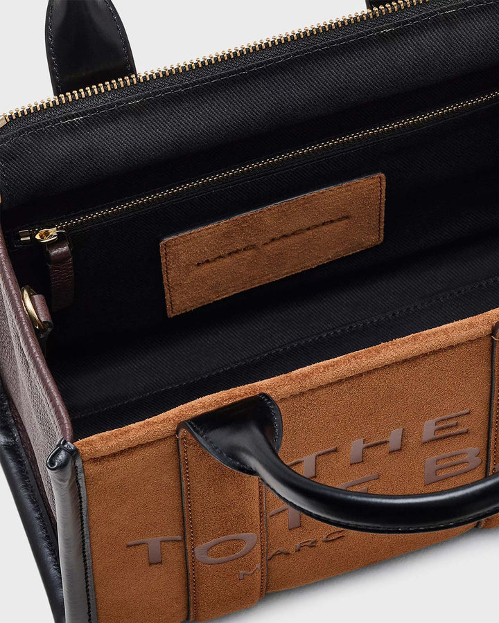 The Suede Small Tote Bag Copper