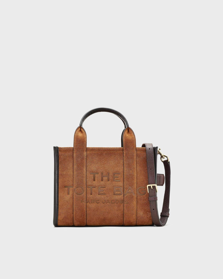 The Suede Small Tote Bag Copper