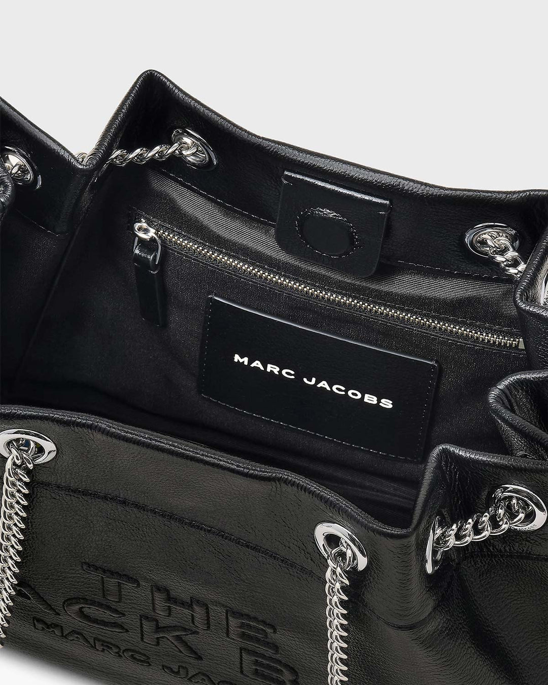 The Small Chain Sack Bag Black