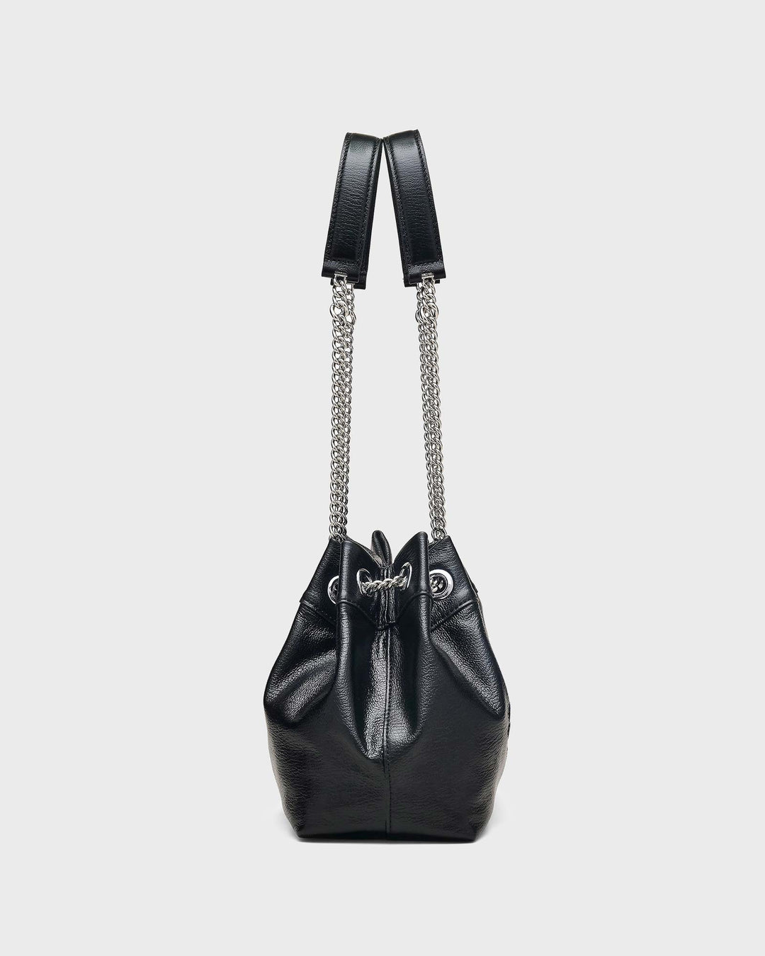 The Small Chain Sack Bag Black