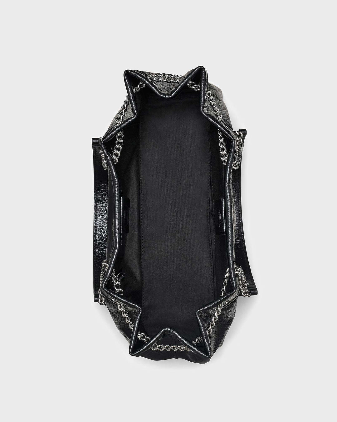 The Small Chain Sack Bag Black