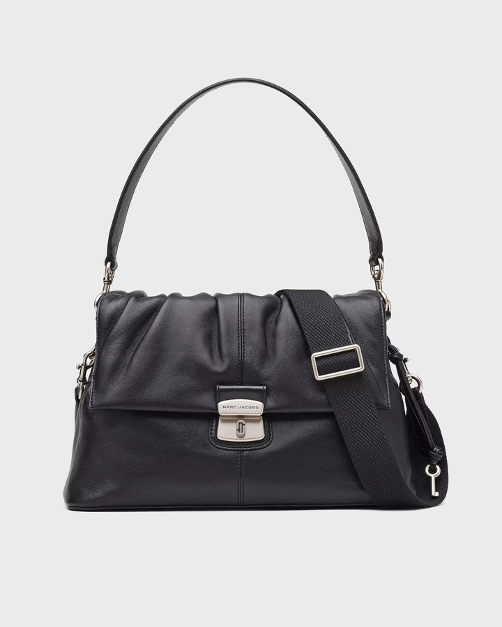 The Chinch Leather Messenger Black