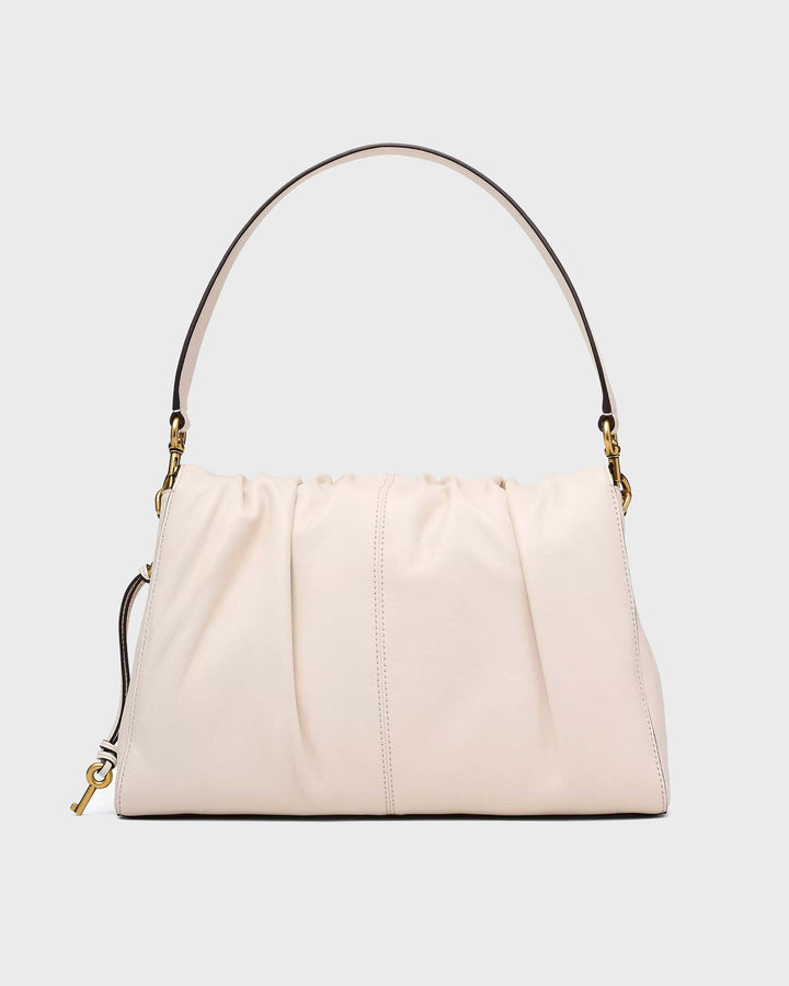 The Chinch Leather Messenger Ivory