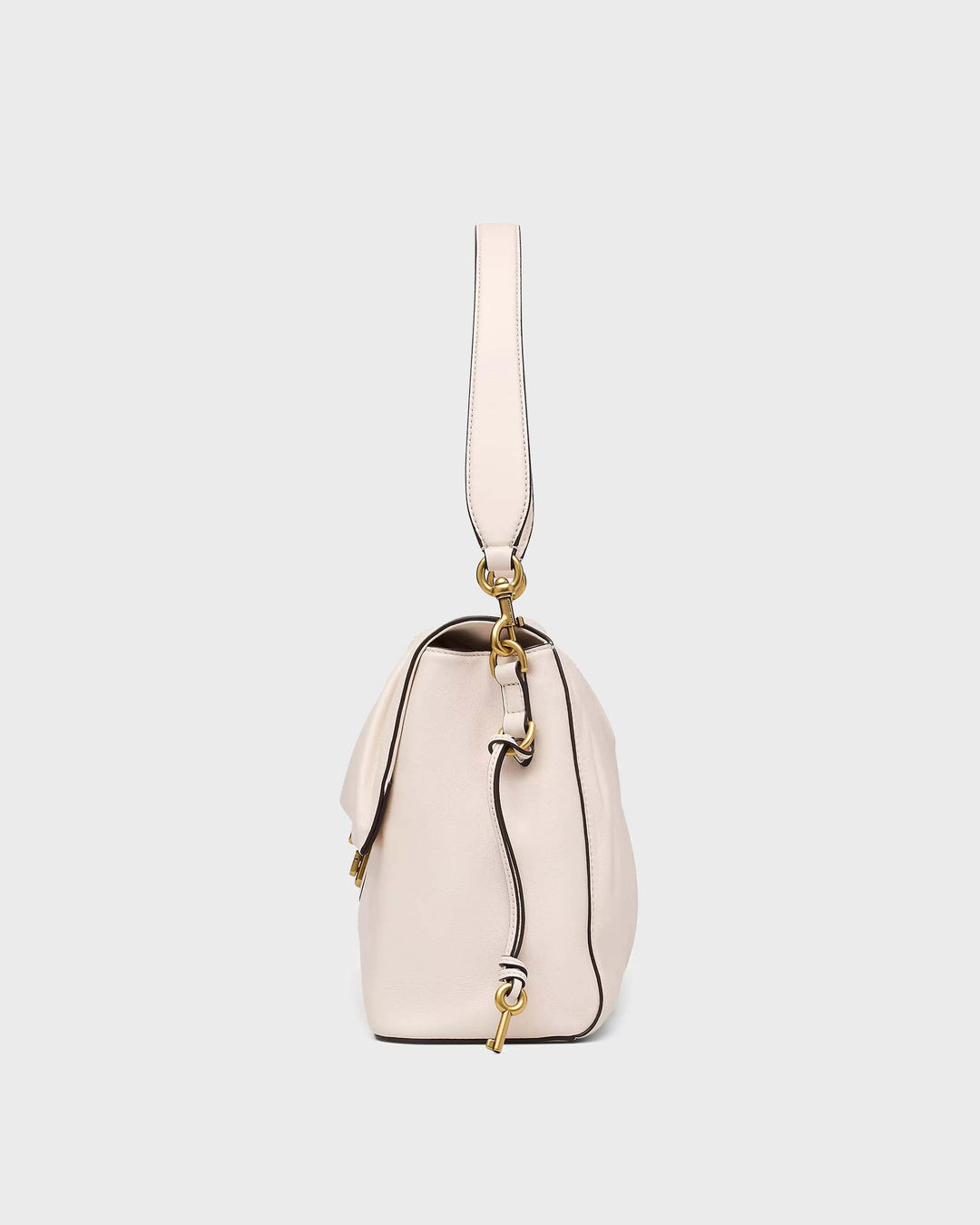 The Chinch Leather Messenger Ivory