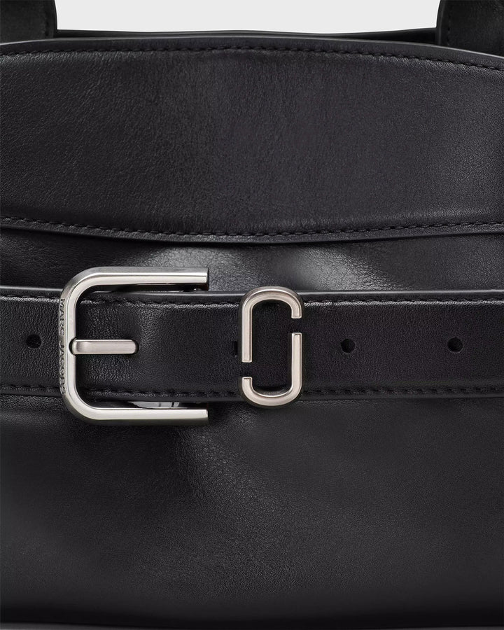 The Dakota Leather Small Satchel Black