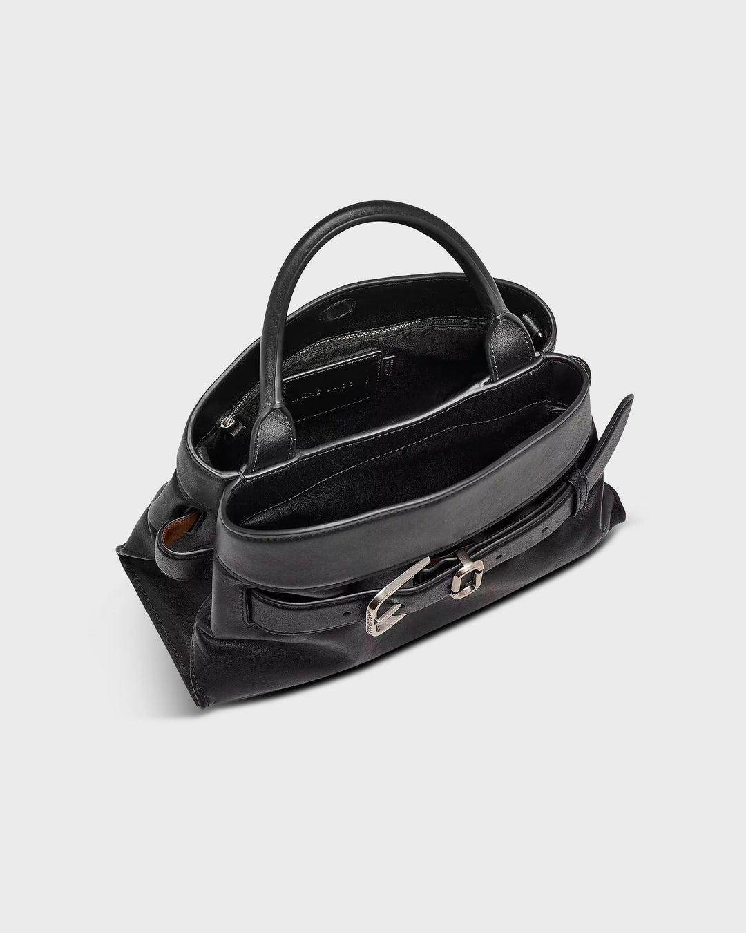 The Dakota Leather Small Satchel Black