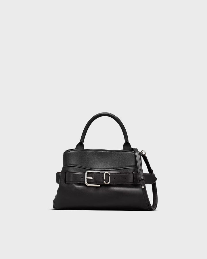 The Dakota Leather Small Satchel Black