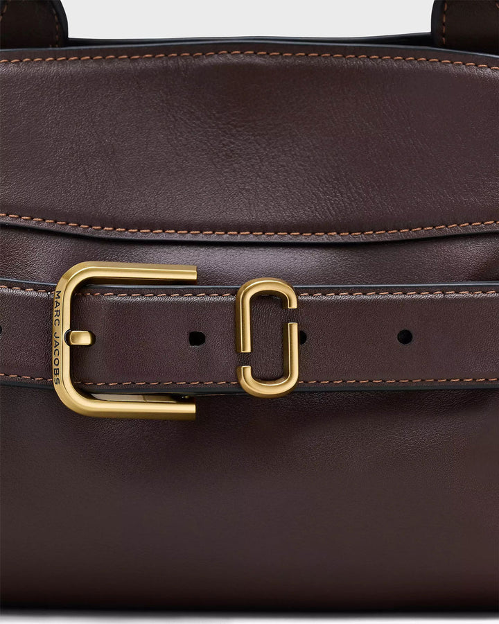 The Dakota Leather Small Satchel Ganache