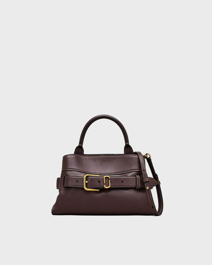 The Dakota Leather Small Satchel Ganache