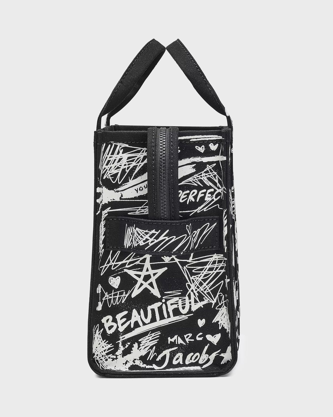 The Punk Scribble Canvas Medium Tote Bag