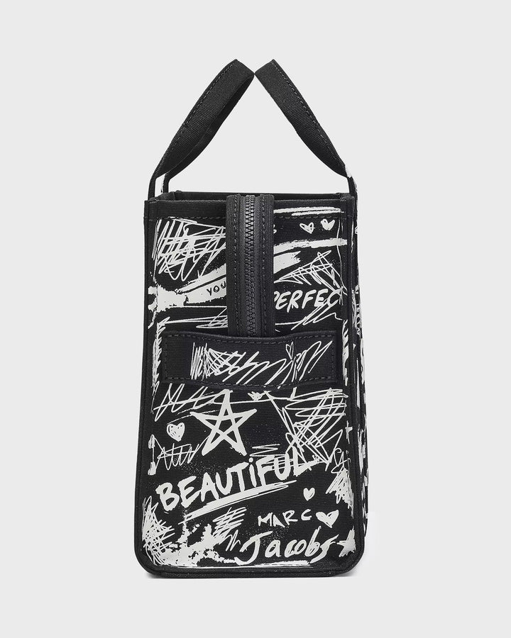 The Punk Scribble Canvas Medium Tote Bag