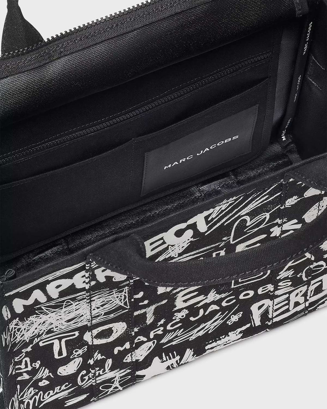 The Punk Scribble Canvas Medium Tote Bag