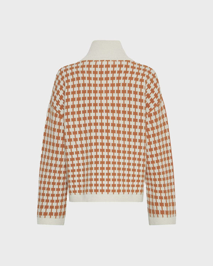 MSCHAmaria Zip
Pullover Egret/Cathay Spice