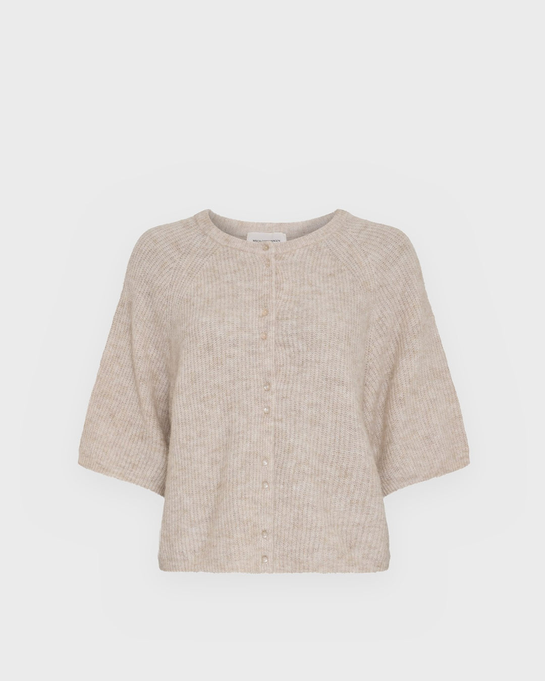 Moss Copenhagen Cardigan MSCHBondie Hope 2/4 Cardigan Oatmeal Melang