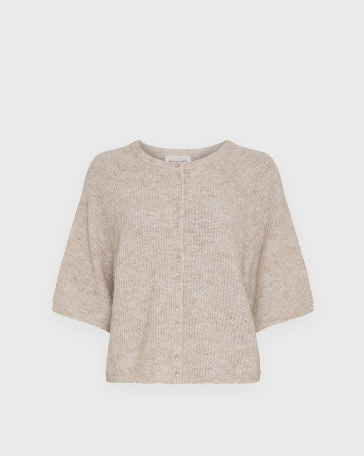 Moss Copenhagen Cardigan MSCHBondie Hope 2/4 Cardigan Oatmeal Melang