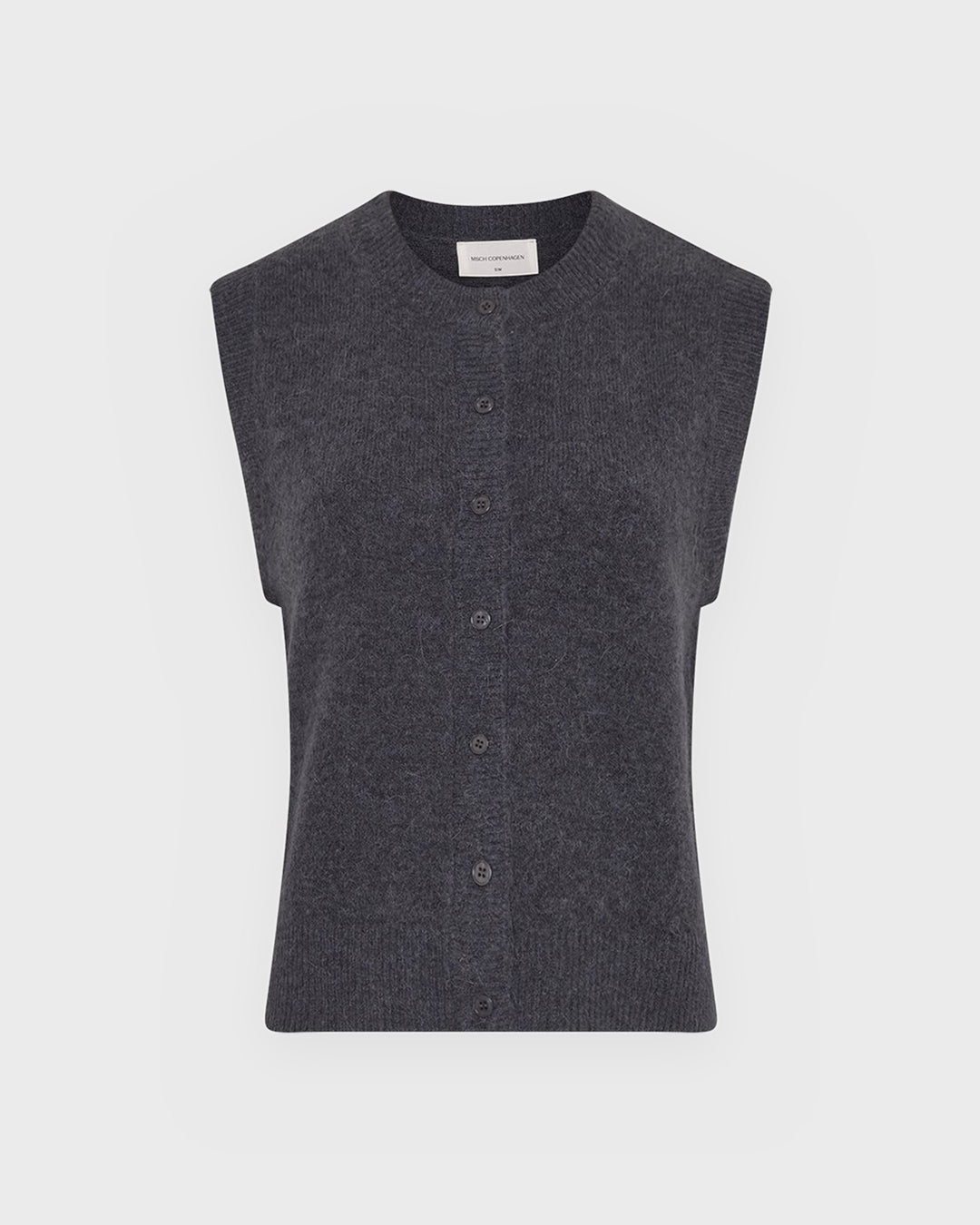 Moss Copenhagen Weste MSCHBondie Hope Vest India Ink Melange
