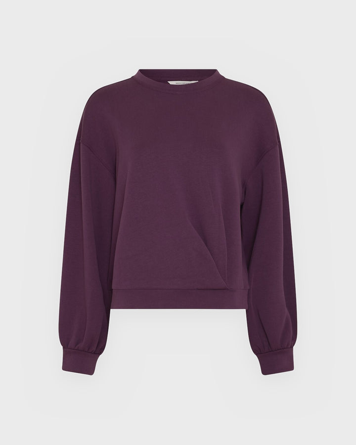 Moss Copenhagen Sweatshirt MSCHBrooke Ima Q Sweatshirt Potent Purple