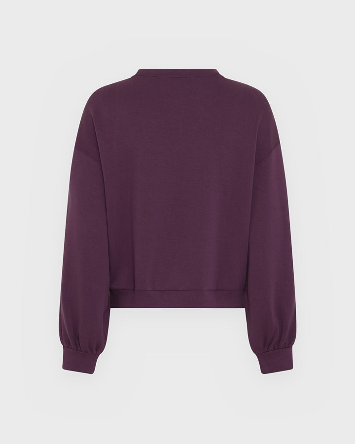 Moss Copenhagen Sweatshirt MSCHBrooke Ima Q Sweatshirt Potent Purple – Bild 2