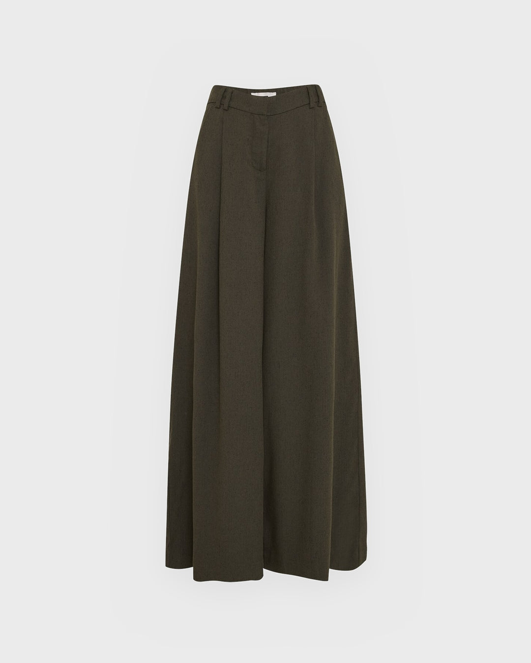 Moss Copenhagen Hose MSCHCabrie HW Pants Forest N Melange