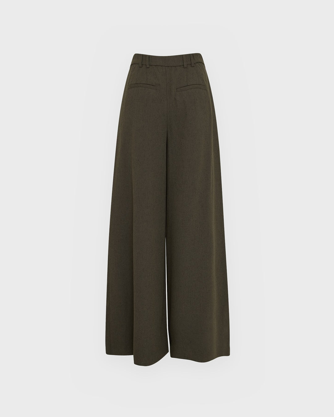 Moss Copenhagen Hose MSCHCabrie HW Pants Forest N Melange – Bild 2