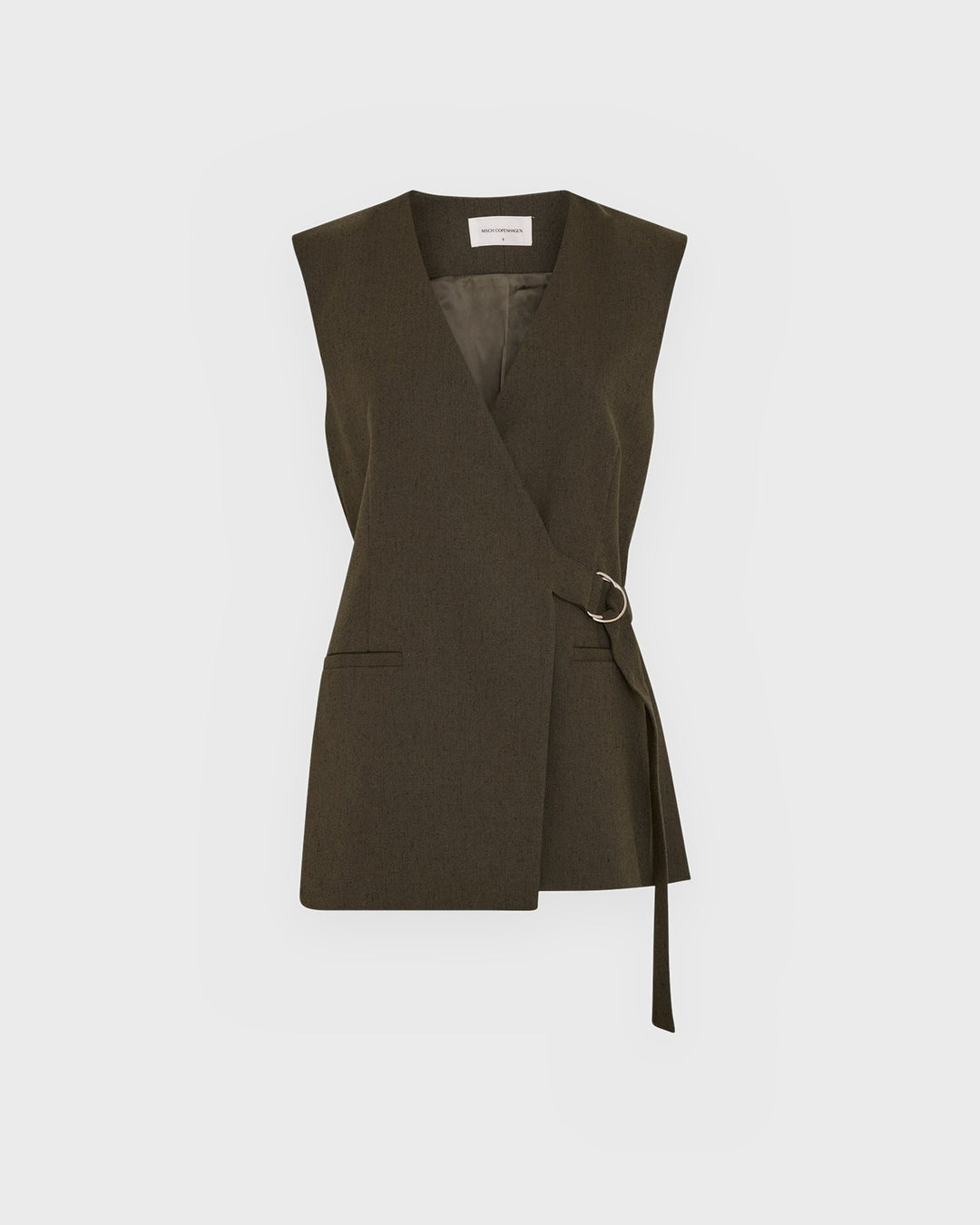 Moss Copenhagen Weste MSCHCabrie Waistcoat Forest N Melange