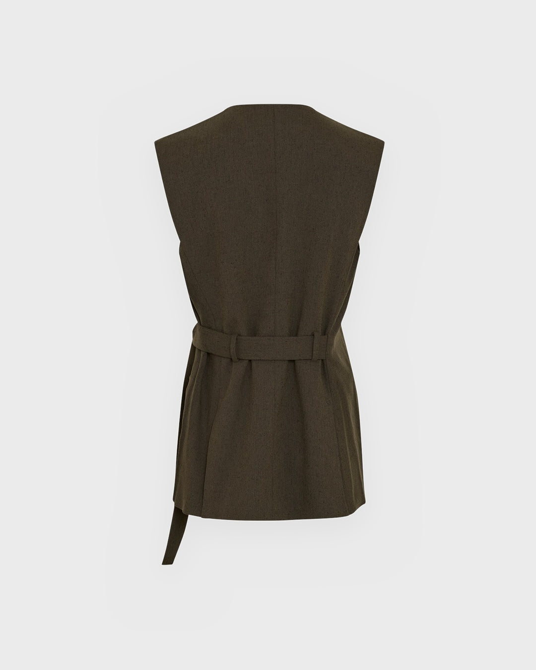 Moss Copenhagen Weste MSCHCabrie Waistcoat Forest N Melange – Bild 2