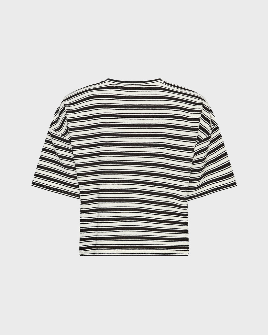 MSCHCessalie Tee Stripe Egret/Black