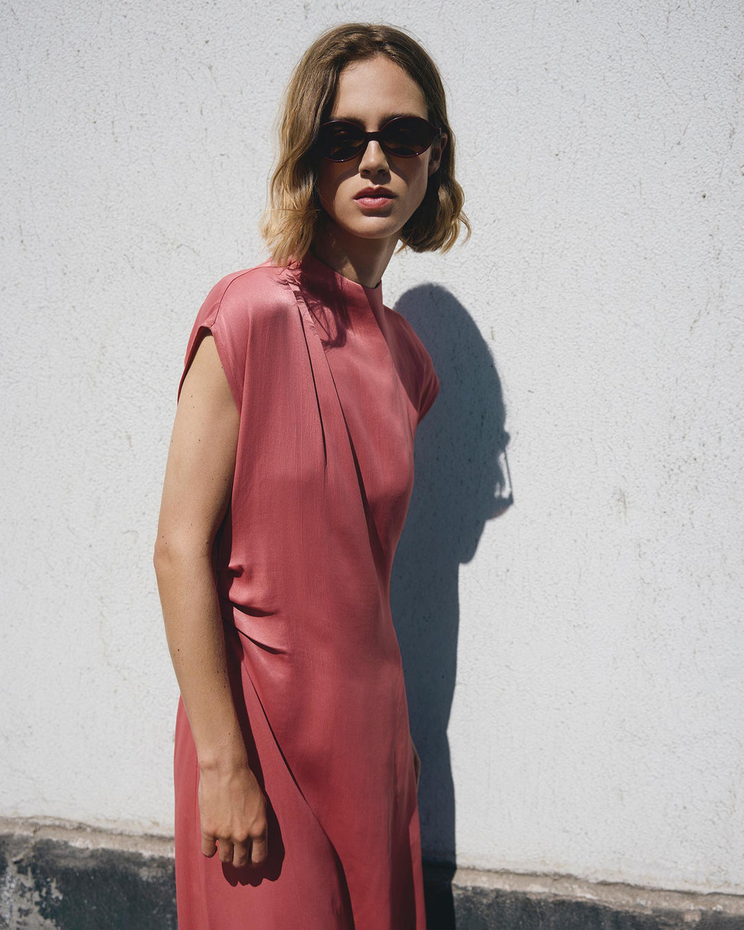 MSCHClark Dress Faded Rose