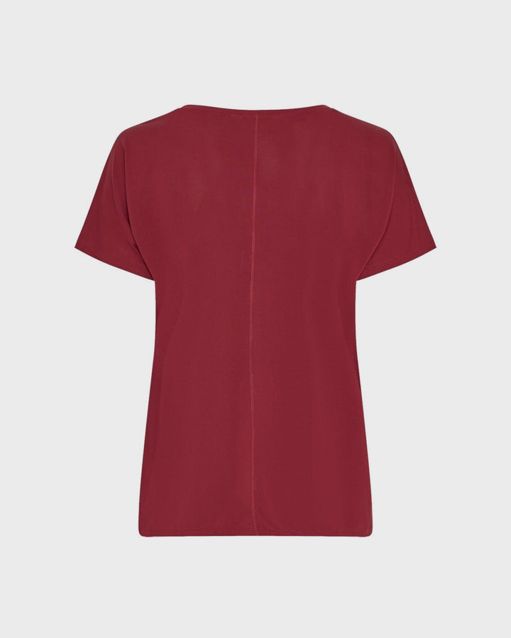 MSCHFenya Modal V Neck Rhubarb