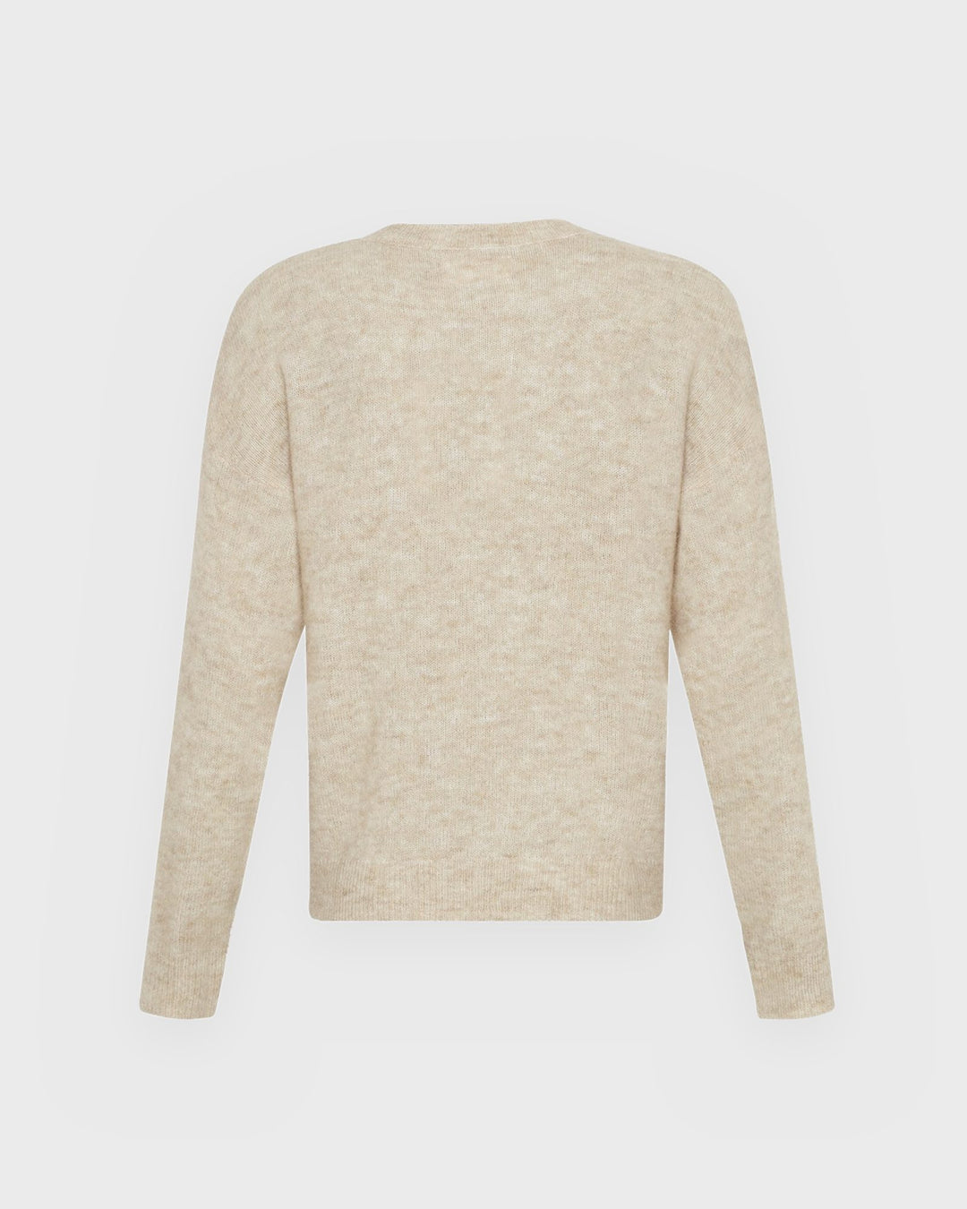 Moss Copenhagen Pullover MSCHFestina Hope Pullover Oatmeal Melange – Bild 2