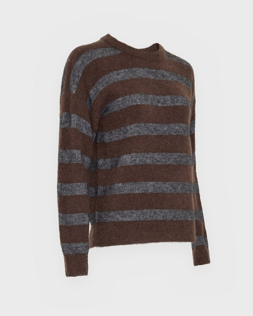 Moss Copenhagen Pullover MSCHFestina Hope Pullover STP Hot Fudge/Grey – Bild 2