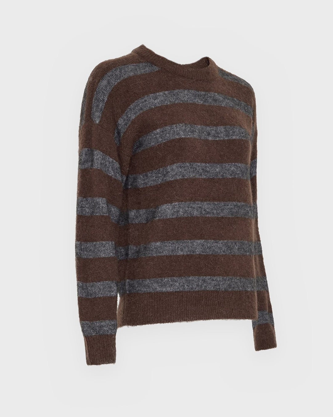 Moss Copenhagen Pullover MSCHFestina Hope Pullover STP Hot Fudge/Grey – Bild 2