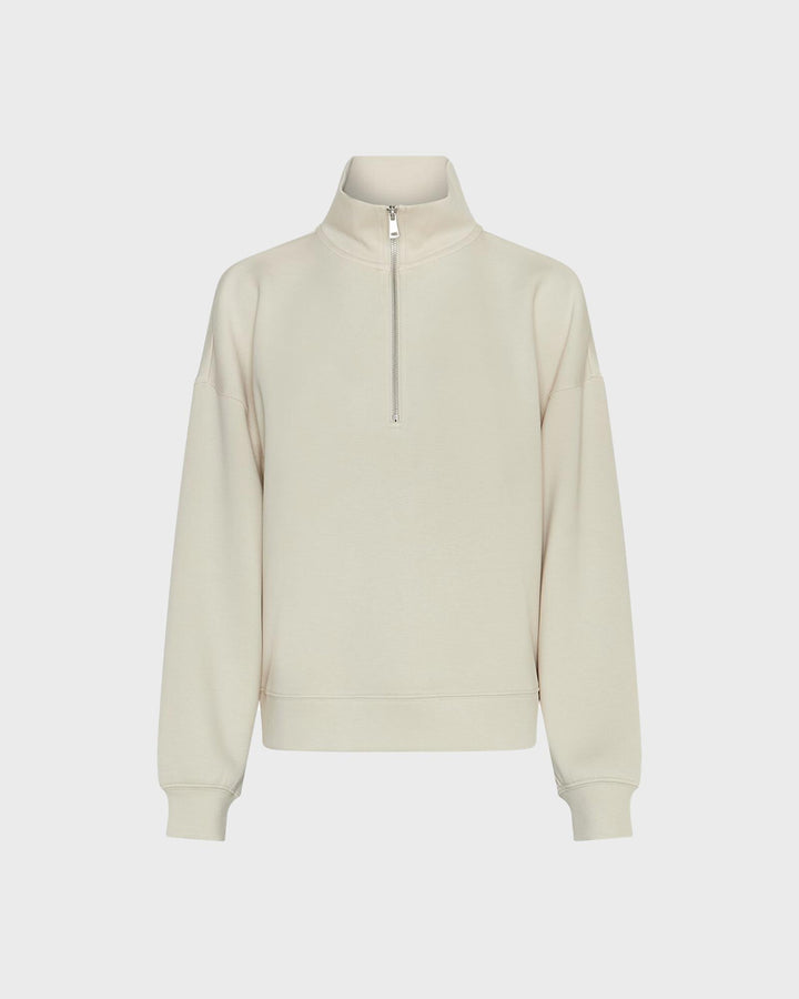 MSCHIlliana Ima QZip Sweatshirt Oatmeal