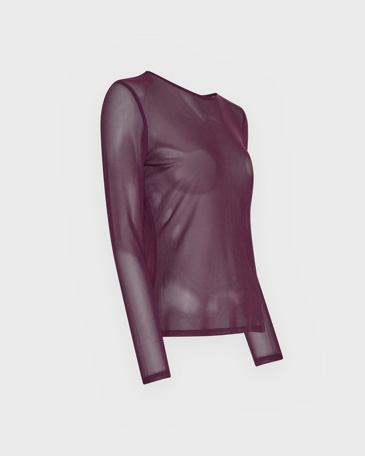 Moss Copenhagen Longsleeve MSCHJanie Illenora Top Potent Purple – Bild 2