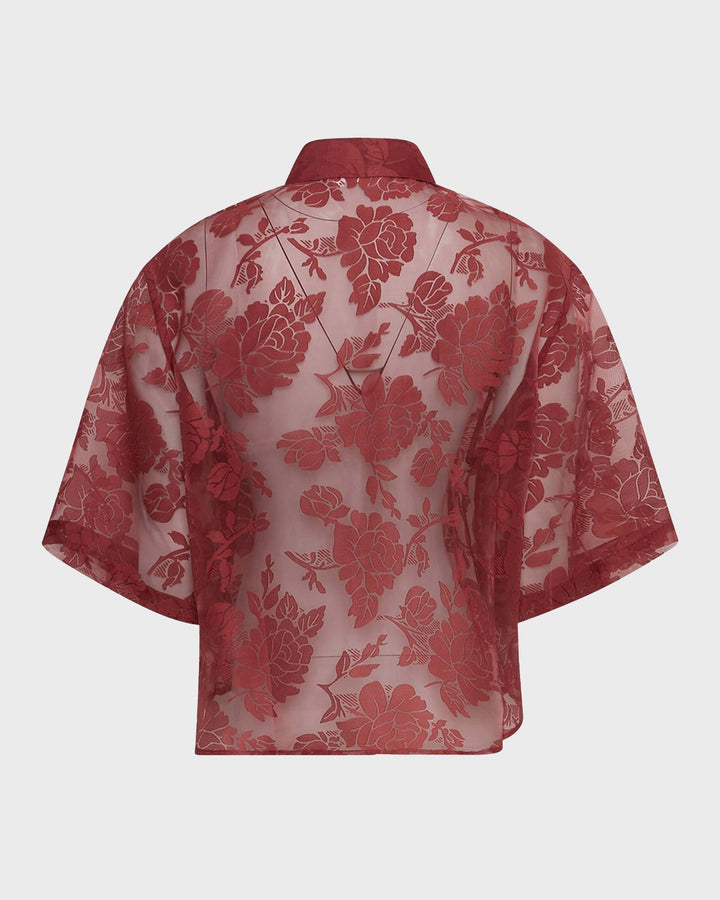 MSCHLettiche 3/4 Shirt Syrah