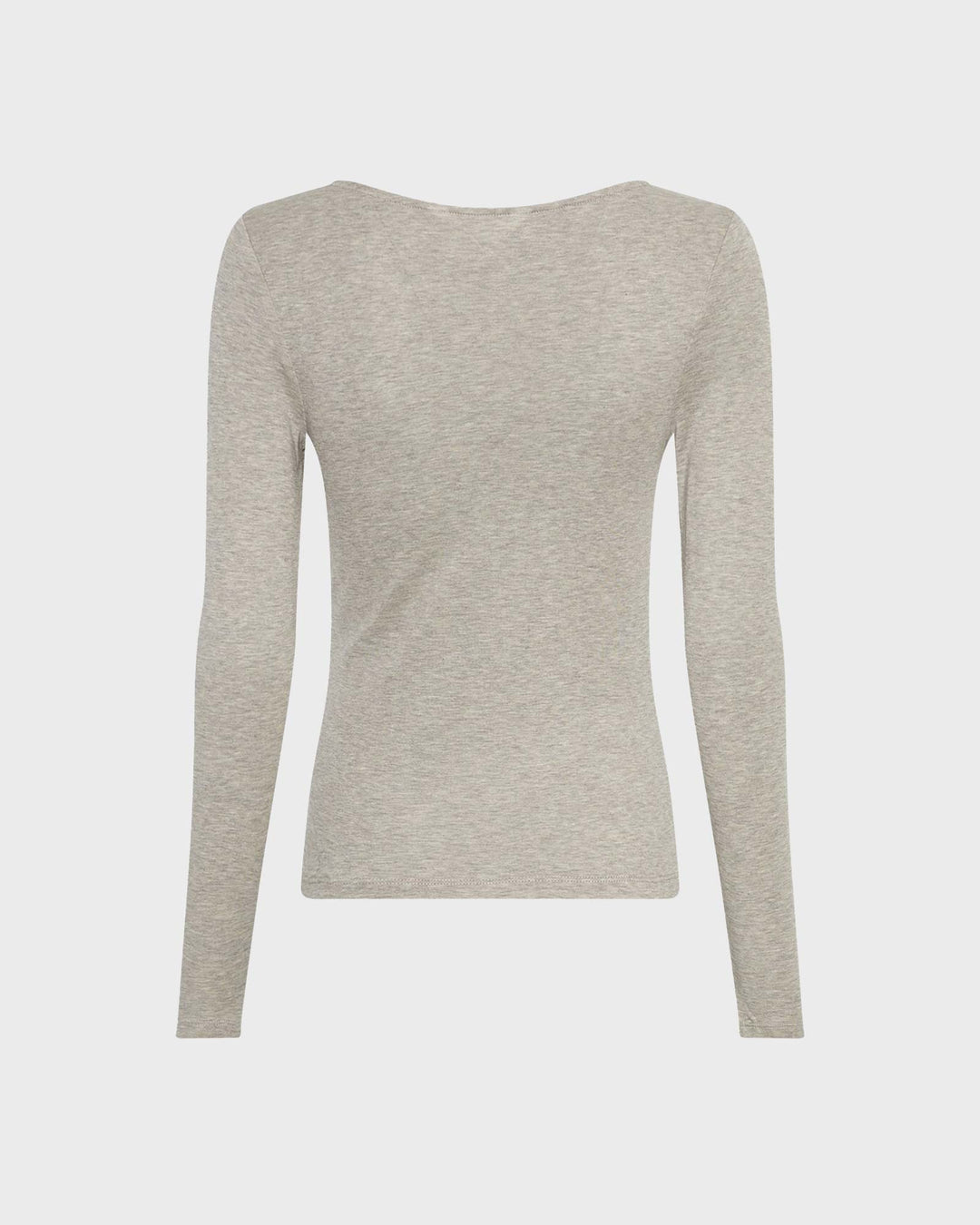 MSCHMelisse B Top Light Grey Melange
