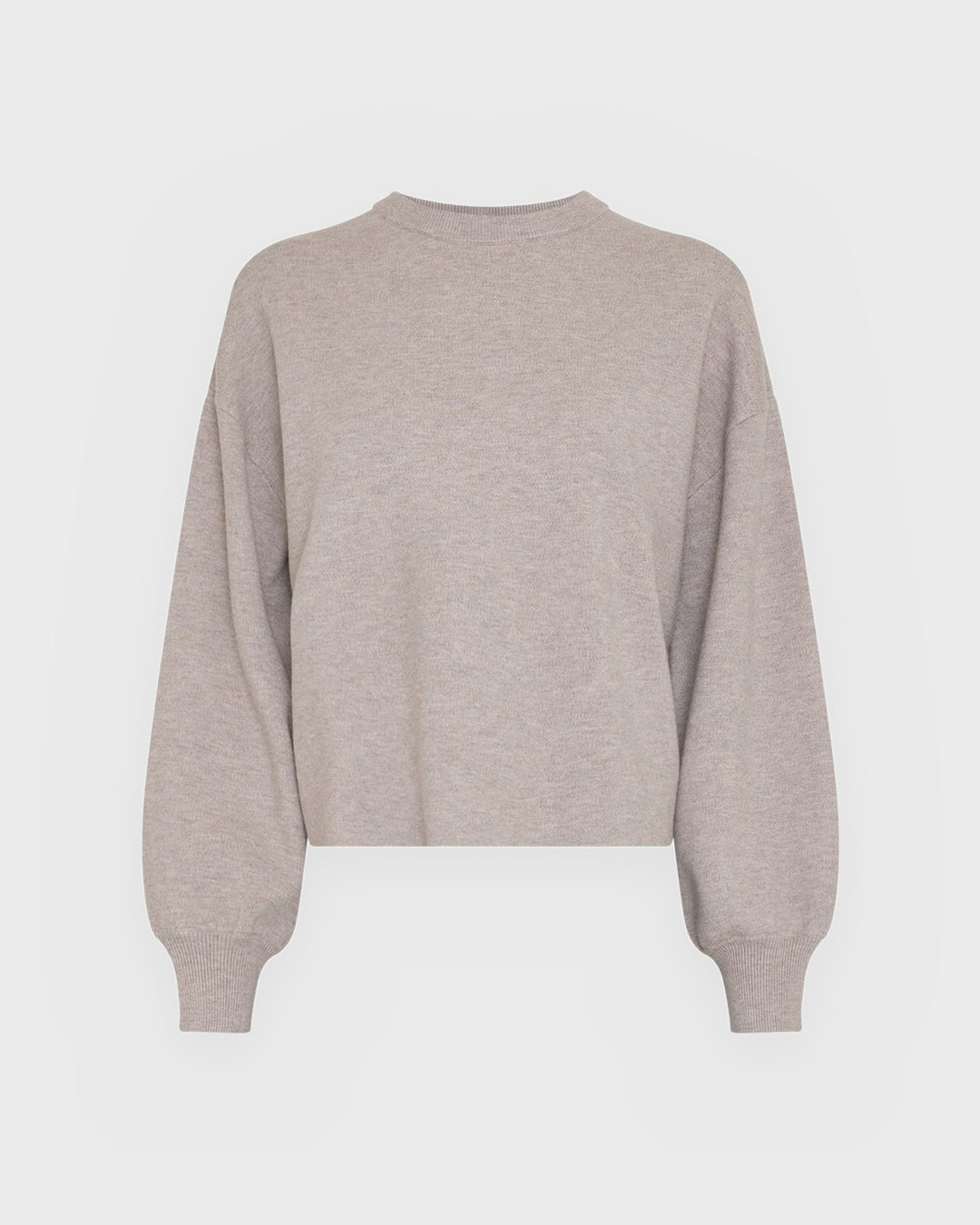Moss Copenhagen Pullover MSCHMercy East Pullover Warm Light Grey