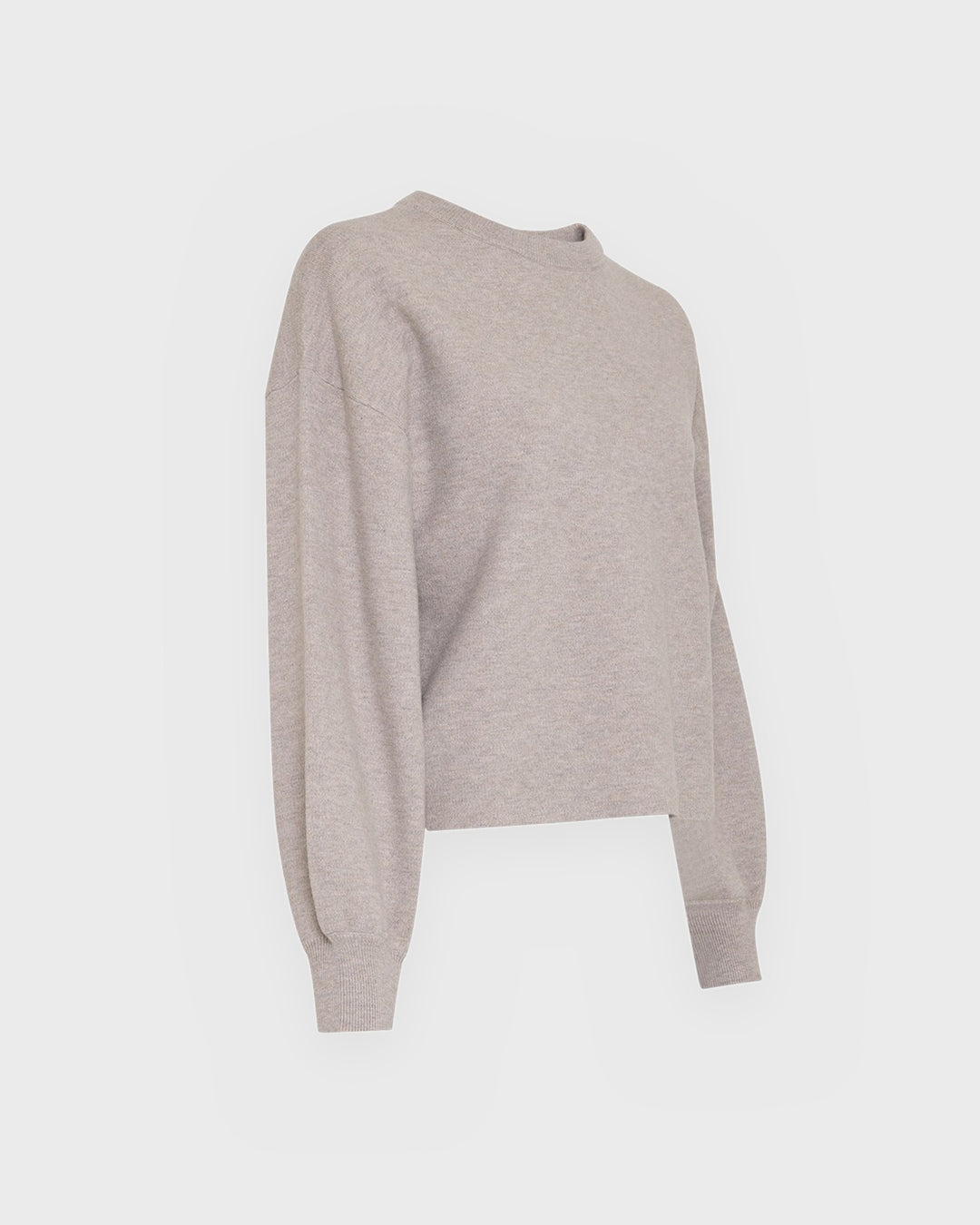 Moss Copenhagen Pullover MSCHMercy East Pullover Warm Light Grey – Bild 2