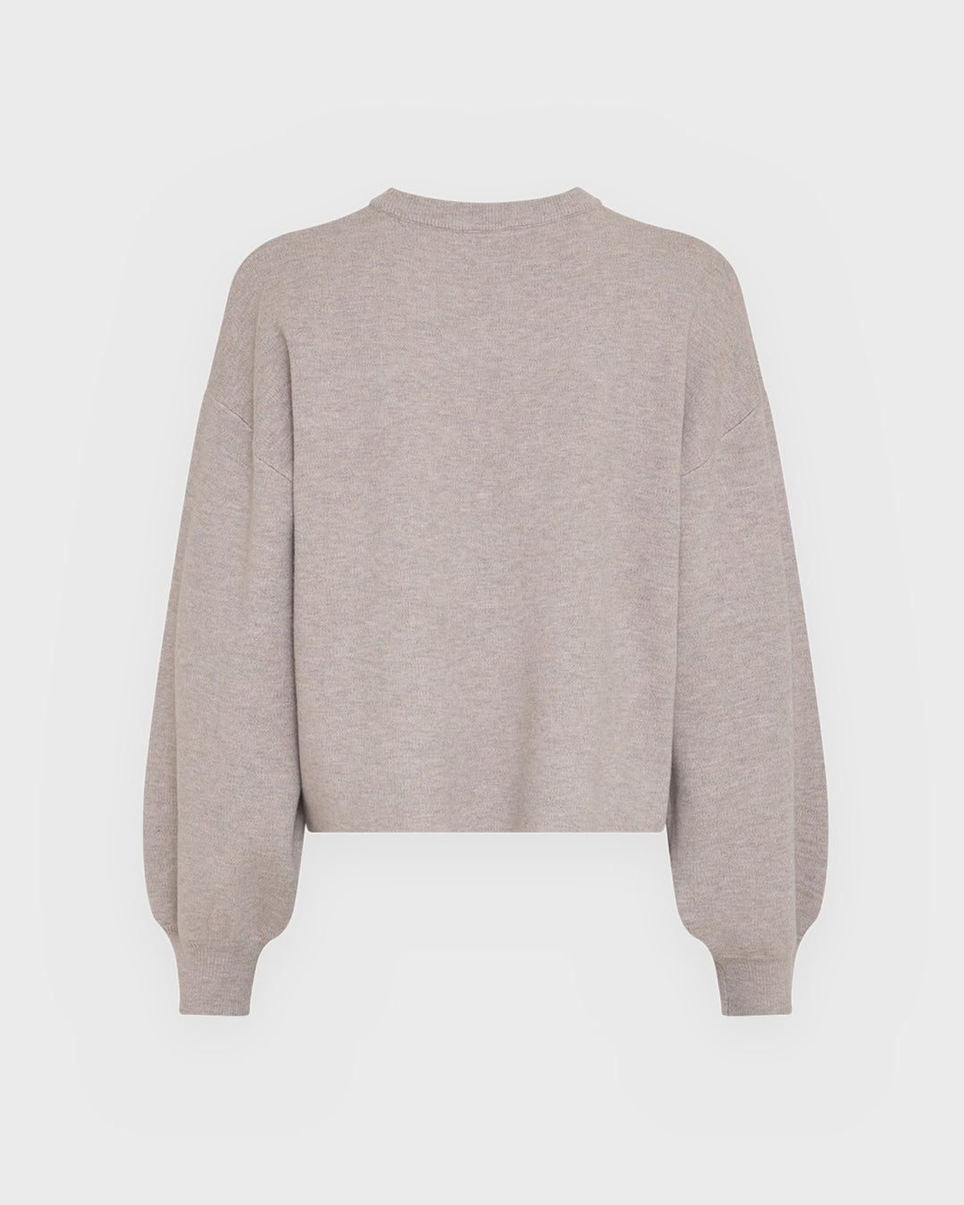 Moss Copenhagen Pullover MSCHMercy East Pullover Warm Light Grey – Bild 3