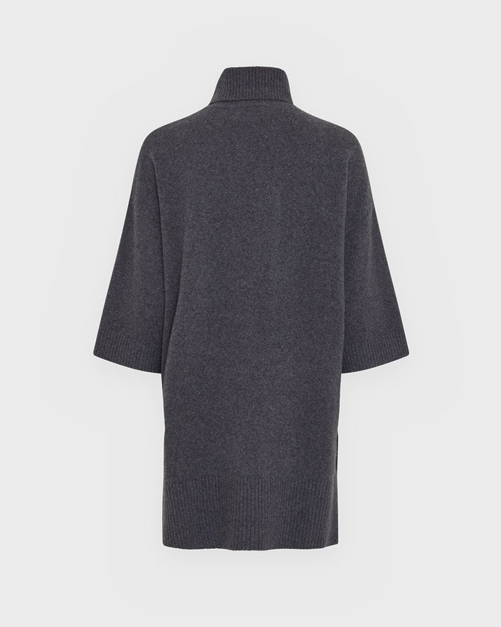 Moss Copenhagen Pullover MSCHOsiris 3/4 R Pullover India Ink Melange – Bild 2