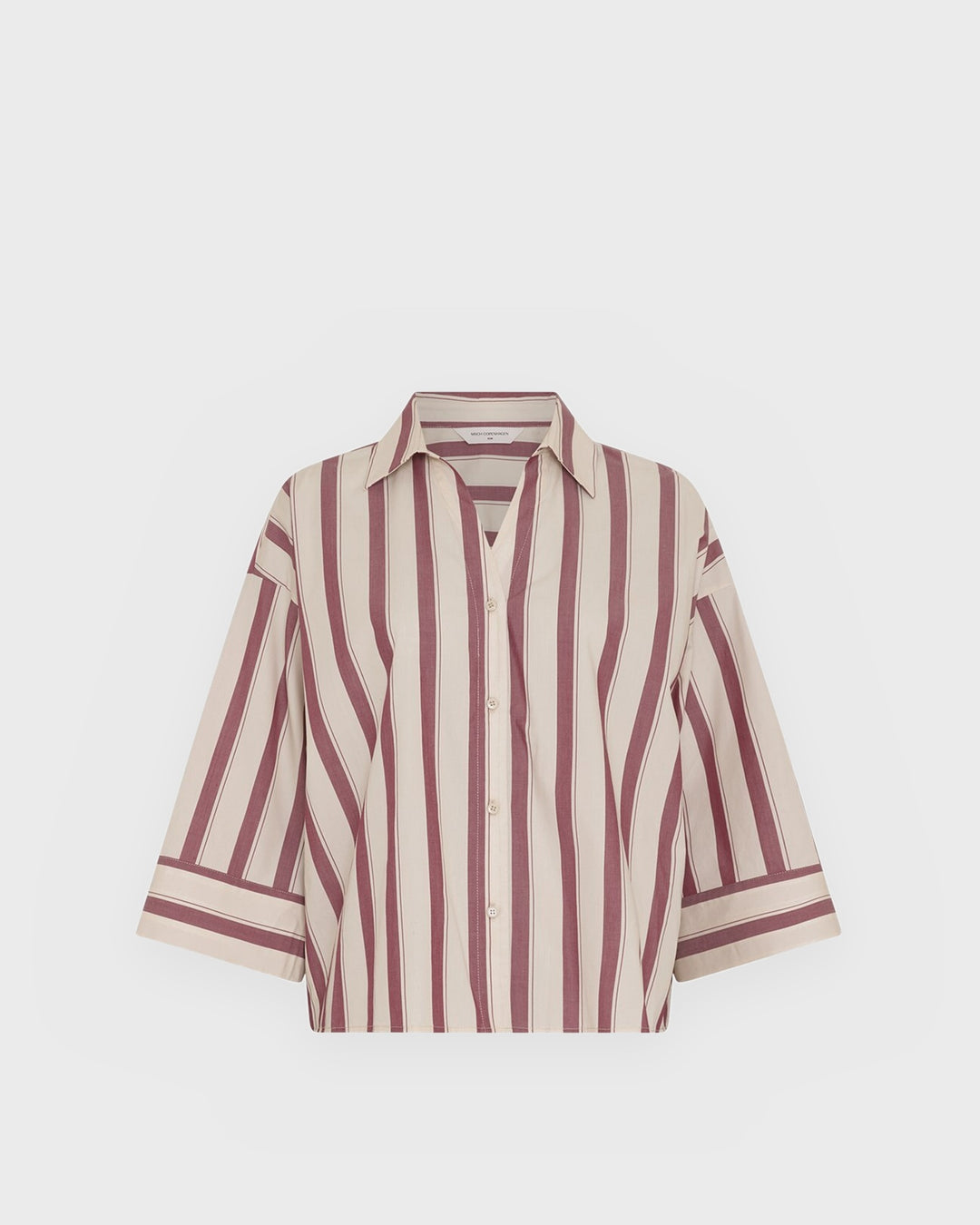 Moss Copenhagen Shirt MSCHSusana Selmina 3/4 Shirt STP Rhodode/Oat
