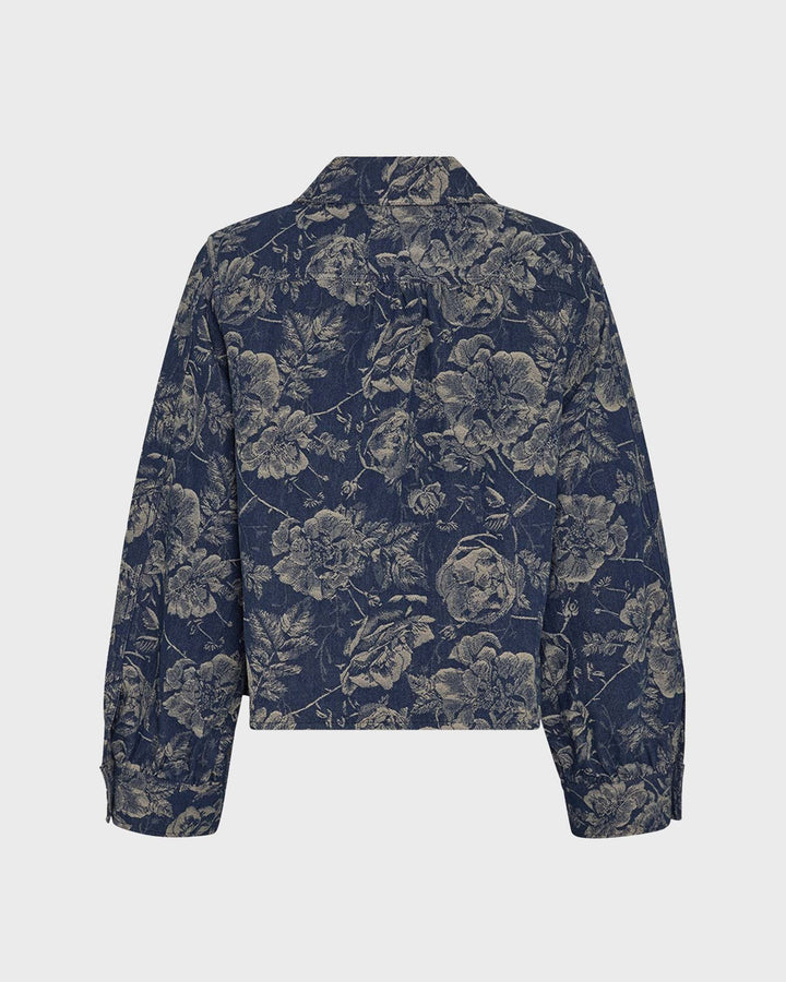 MSCHTita Shirt Mid Blue Flower
